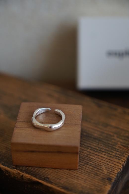 euphoric 银质曲线戒指/耳夹(Curve ring 4415) 商品图0