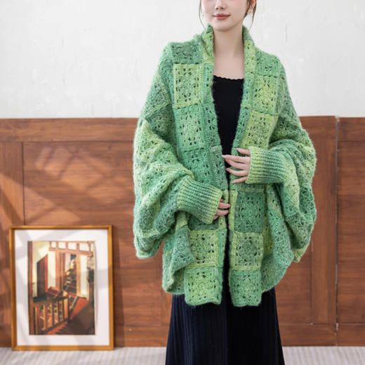 苏苏姐家漫野大披肩手工diy钩针编织毛线团材料包 商品图2