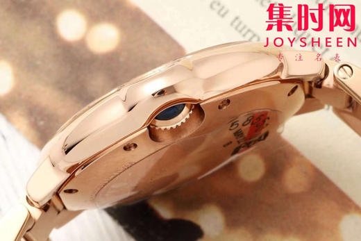 CR卡地亚蓝气球系列 中号33mm 全玫金 女士腕表 商品图7