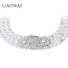 GAONAS 羽翎珠华 臻奢羽毛白色珠项链11212XW 商品缩略图2