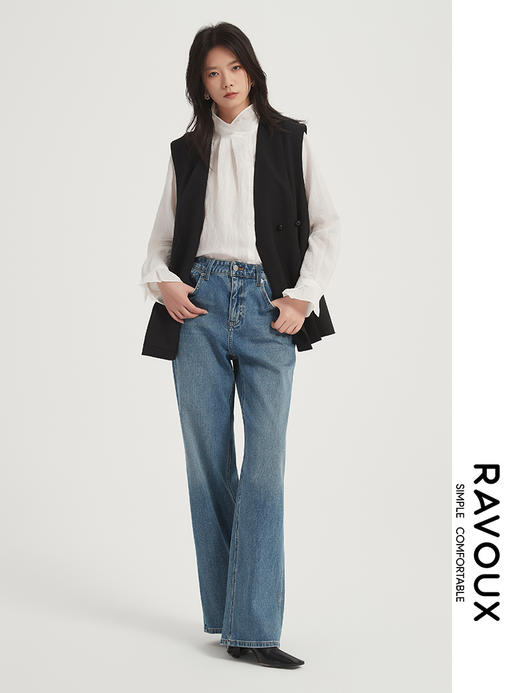 271199902直筒牛仔长裤 商品图1