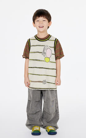 jnby  25年春款  针织背心  1P3312040