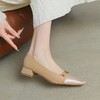 【预售5天】经典小香风中跟拼色，高跟鞋蝴蝶结浅口女式单鞋WC&M3070 商品缩略图1