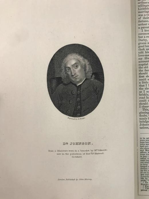 1890年 鲍斯威尔《塞缪尔·约翰逊传》 12幅插图 漆布精装18开 商品图5