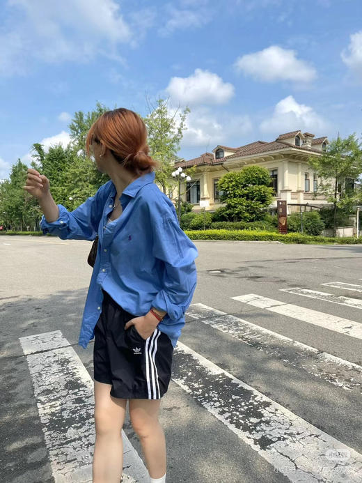 228-4 多巴胺颜色 小马刺绣 衬衫 商品图11