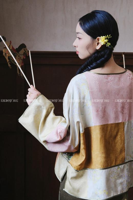 【门店同款】ENJOY春季云敛-春光推盏桥下春波中式外套 161944926 商品图1