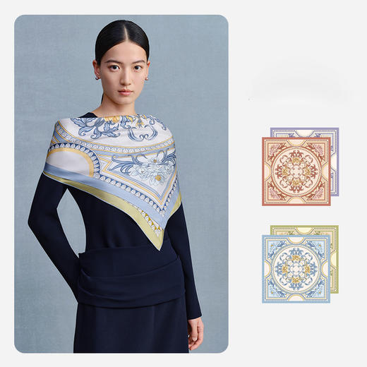 女士丝巾 斜巾&方巾 简约时尚气质 商品图12