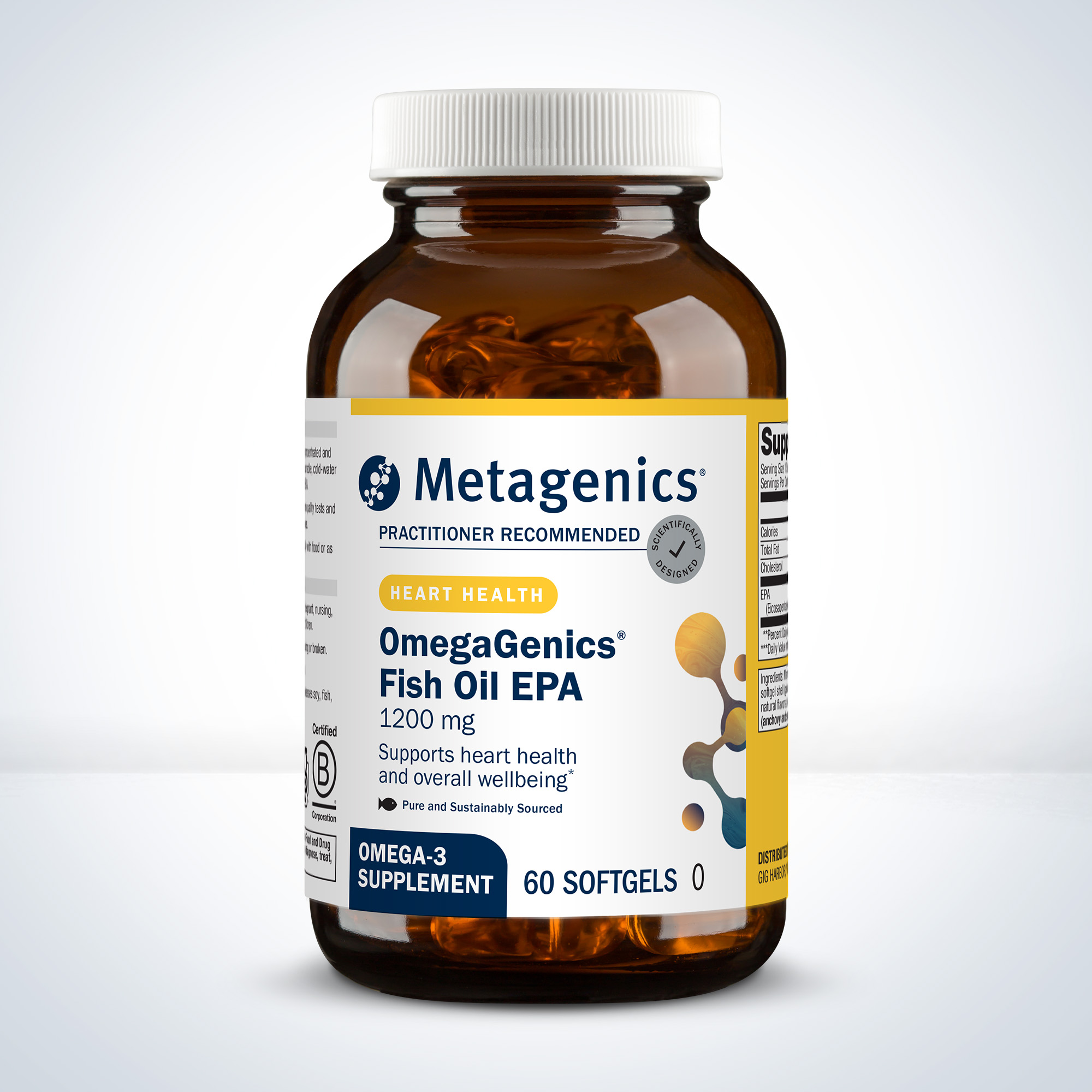 Metagenics OmegaGenics® Fish Oil  EPA 1200 mg 60粒