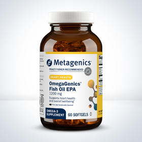 Metagenics OmegaGenics® Fish Oil  EPA 1200 mg 60粒 OmegaGenics® EPA 1200 60粒新旧包装随机