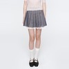 HERLIAN 2025年春季女士蕾丝拼接刺绣logo百褶短裙 商品缩略图0