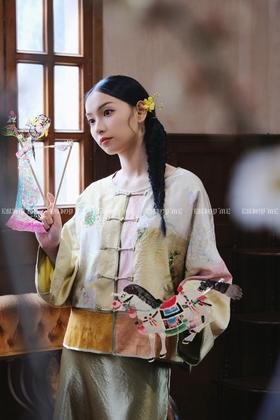 【门店同款】ENJOY春季云敛-春光推盏桥下春波中式外套 161944926