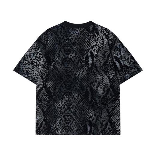 T2612夏季新款高级感撞色立体提花圆领短袖T恤小众设计百搭潮流上衣 商品图5