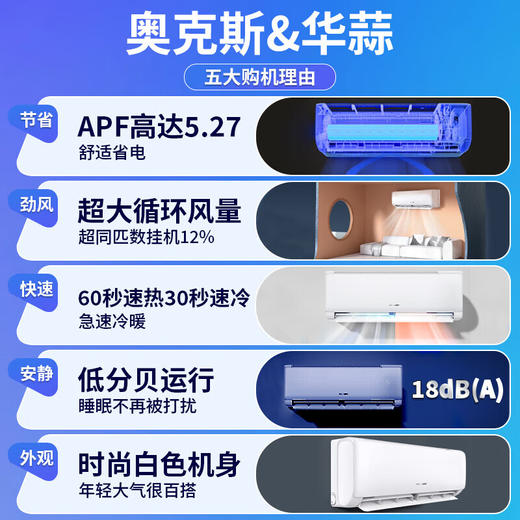 奥克斯旗下华蒜空调 _ KFR-26GW/BpR3HSQK15（B3）家用出租房专用【盈】 商品图6