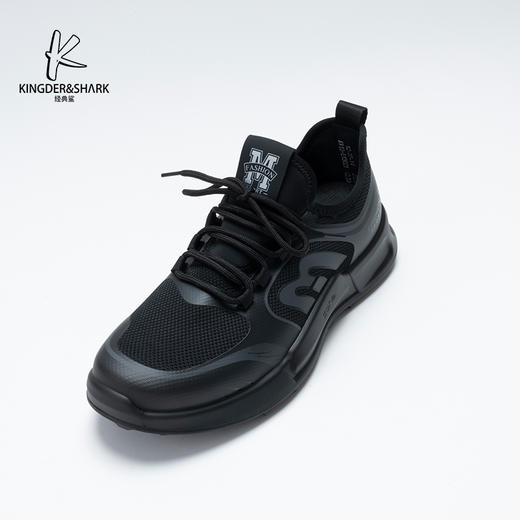 经典鲨2025年春季新款男士系带透气跑步休闲鞋KW10-513011 商品图4