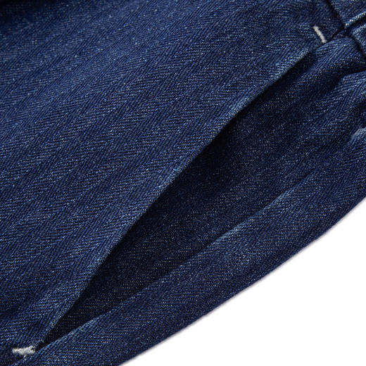 GXG夏季男士深蓝色经典直筒休闲牛仔裤男 商品图3