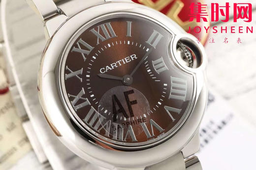 CR卡地亚蓝气球系列 中号33mm 咖啡盘 女士腕表 商品图2