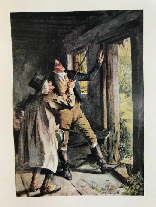 约20世纪早期 杰弗里·法诺尔《宽广大道》 C.E.布洛克24幅彩色插图 漆布精装18开 商品图12