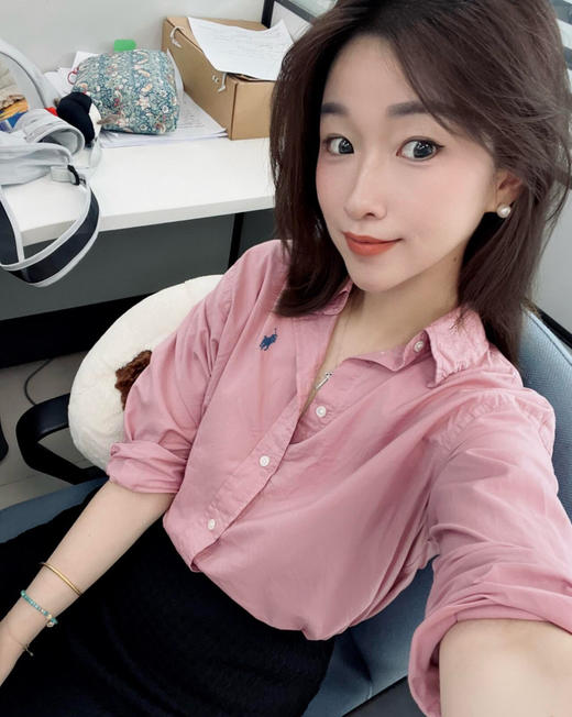 228-4 多巴胺颜色 小马刺绣 衬衫 商品图3