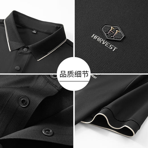 【桑蚕丝】【DKP】大依优型大码短袖Polo衫翻领T恤休闲短袖男宽松T恤上衣胖子 商品图4