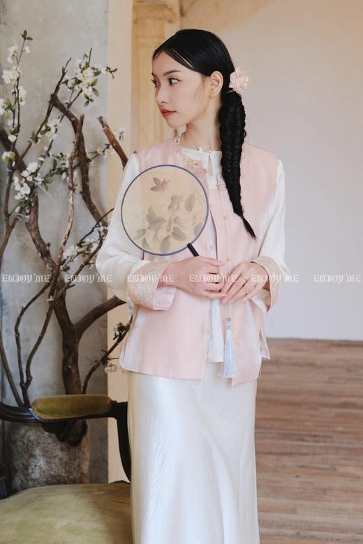 【门店同款】ENJOY春季云敛-春光推盏挽金枝马夹 161893313 商品图5