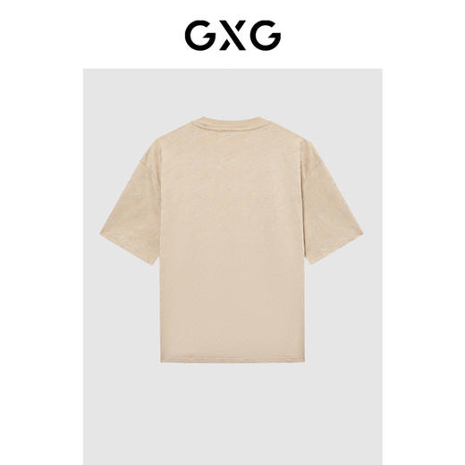 GXG夏季热卖双色简约休闲满印圆领短袖t恤男 商品图1