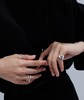 euphoric 银质曲线戒指/耳夹(Curve ring 4415) 商品缩略图4
