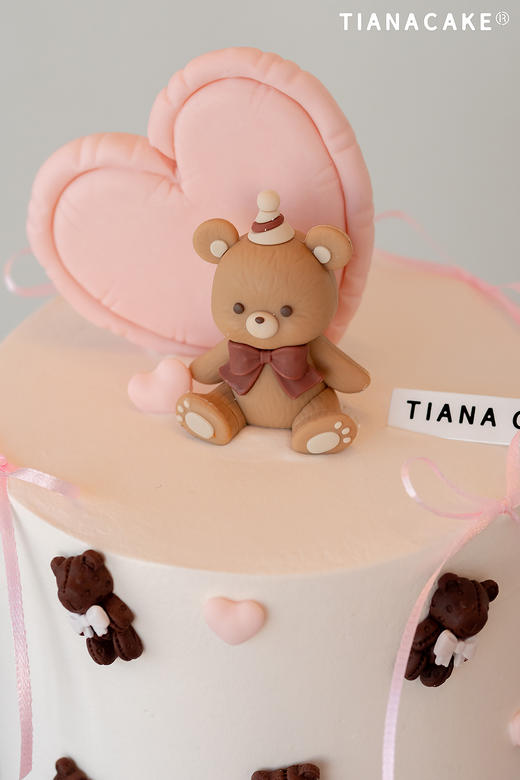 【翻糖定制款】粉色泰迪熊 商品图1