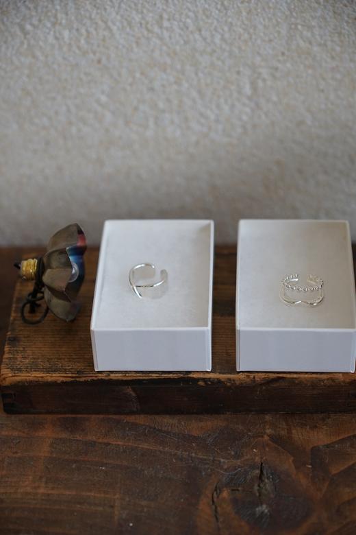 euphoric 银质缎带双向耳夹/戒指(Ribbon 2way Earcuff 4414) 商品图2