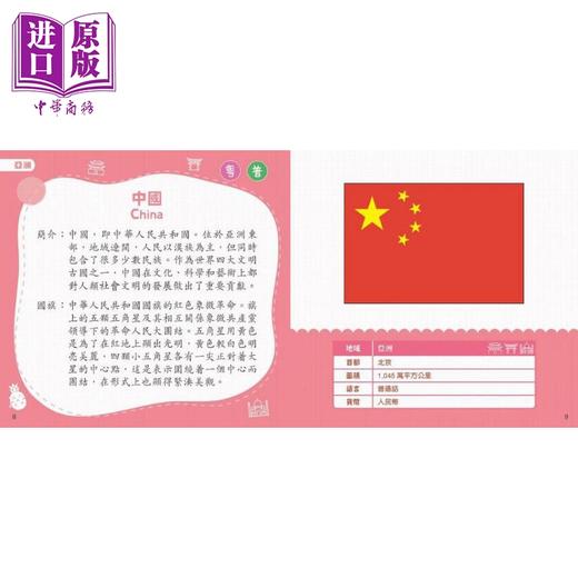 预售 【中商原版】新雅点读小百科 国旗 港台原版 一看就懂的儿童小百科图鉴 图文并茂 帮助孩子增加日常认知 童书 新雅点读乐园 商品图2
