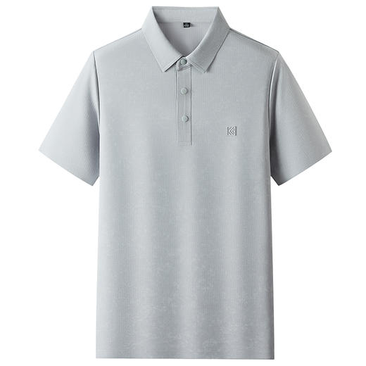 【冰丝弹力】【DKP】大依优型大码短袖Polo衫翻领T恤休闲短袖男宽松T恤上衣胖子 商品图3