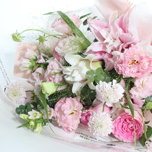 长相守丨重瓣百合花束（定制） 商品图2