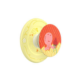 【微微日常】一颗奶油蛋糕 MAGSAFE磁吸手机气囊支架 Round圆啪嗒系列 撞色 食物 蛋糕 卡通