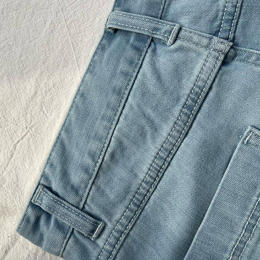 【3月10日 下午13:30 秒杀】返场小禾 浅蓝 直筒 阔腿裤 薄款水洗牛仔裤 商品图13