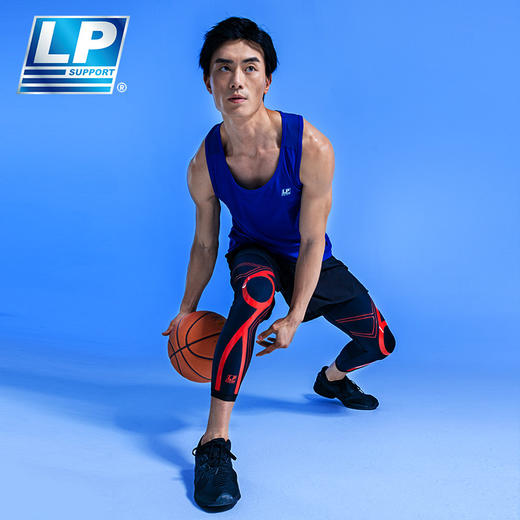 LP1608CK护膝男女薄款亲肤运动透气专业篮球跑步专用保暖护腿套 商品图7