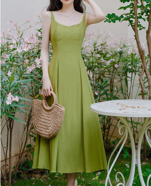 裁缝学苑AS442法式复古开衫吊带连衣裙纸样女装新款显瘦裙子套装样板 商品图7