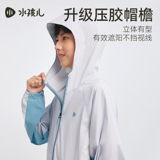 水孩儿童装夏季女童防晒衣男童防晒服运动户外透气连帽轻薄外套 商品图4