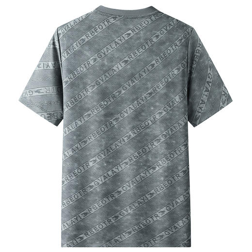 【棉质】【DKP】大依优型大码圆领T恤轻奢休闲短袖男宽松T恤上衣胖子 商品图5