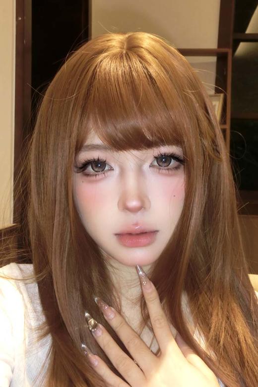 mimipark  半年抛美瞳 焦糖可丽饼 直径14.5mm着色13.9mm 商品图2