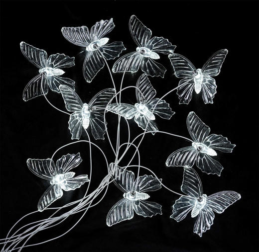 SP-25-10头透明蝴蝶灯串（运费自理） 商品图0
