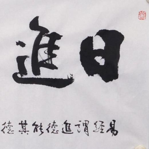 陈永正书法34x68CM《日进斗金》2.1平尺手写纸本宣纸作品[原作编号：SF0495] 商品图2