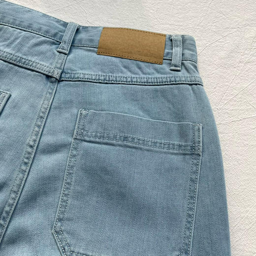 【3月10日 下午13:30 秒杀】返场小禾 浅蓝 直筒 阔腿裤 薄款水洗牛仔裤 商品图12