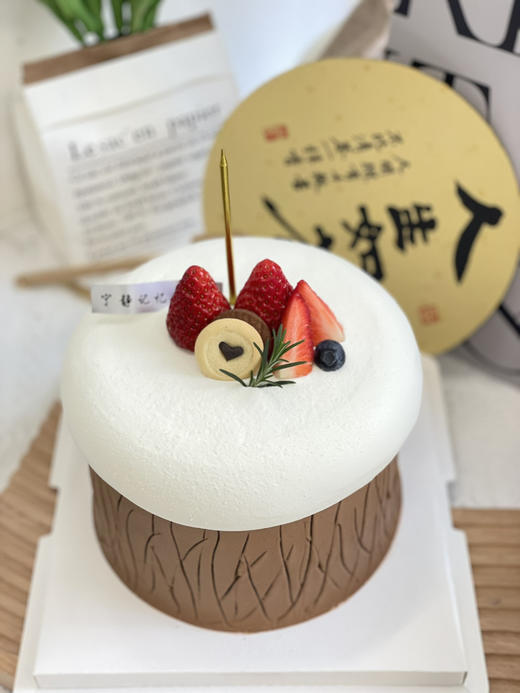 简洁巧克力奶油蛋糕 提前一天预定 下单前请仔细阅读商品详情 商品图0