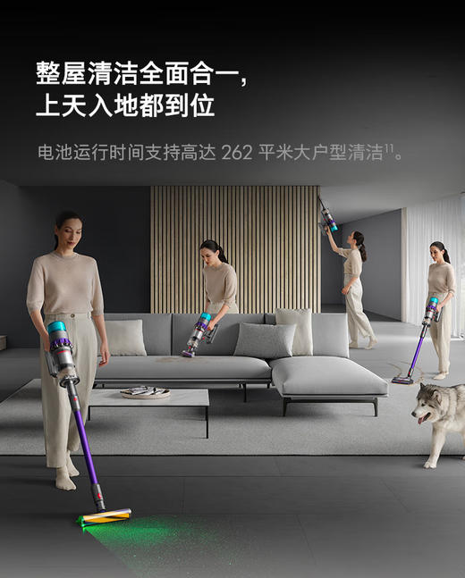 戴森G5 Detect Absolute 无绳吸尘器（紫色） 商品图0