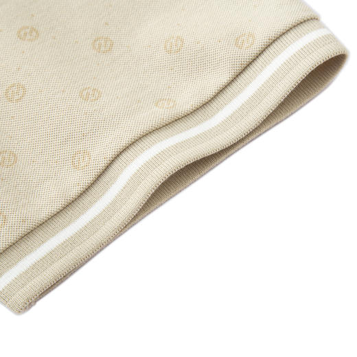 GXG夏季领口撞色满印休闲短袖Polo衫T恤男短袖翻领T恤 商品图4