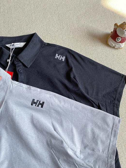 点此购买 海丽汉森春夏季男士户外运动吸湿速干短袖POLO衫 LL 310445 商品图6