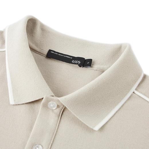 GXG夏热卖撞色简约刺绣休闲短袖Polo衫男短袖 商品图3
