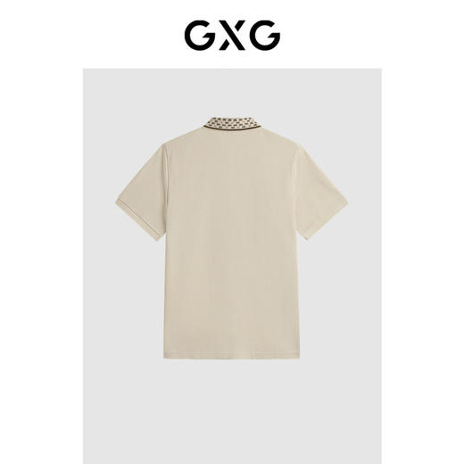 GXG夏季热卖时尚撞色休闲纯棉男士翻领Polo衫短袖POLO 商品图3