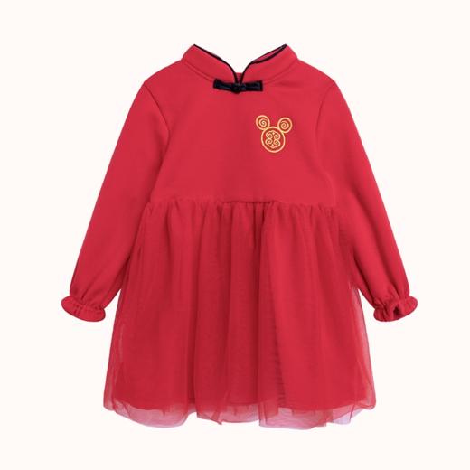 【线下同款】迪士尼春秋米奇长袖连衣裙213DQ0096 商品图0