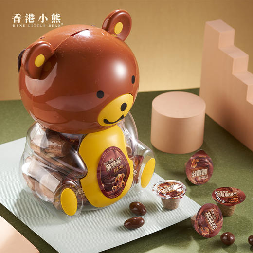 Rene Little Bear 香港小熊巧克力味脆脆杯 240g 商品图2