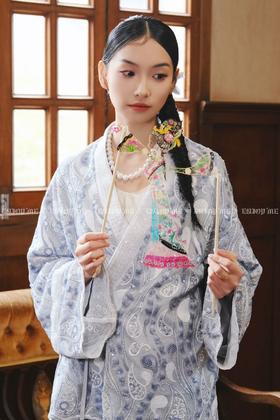 【门店同款】ENJOY春季云敛-春光推盏烟雨初霁中式外套 161946711